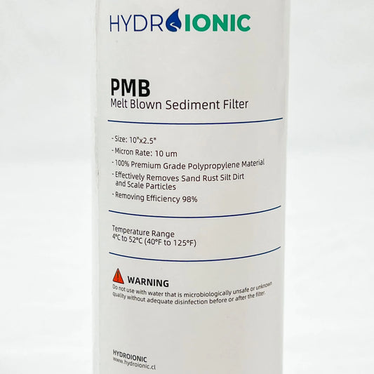 Filtro de sedimento 10x2,5x10micron