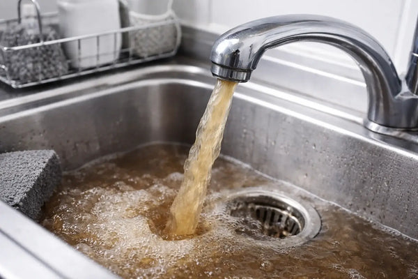 Agua turbia o con suciedad