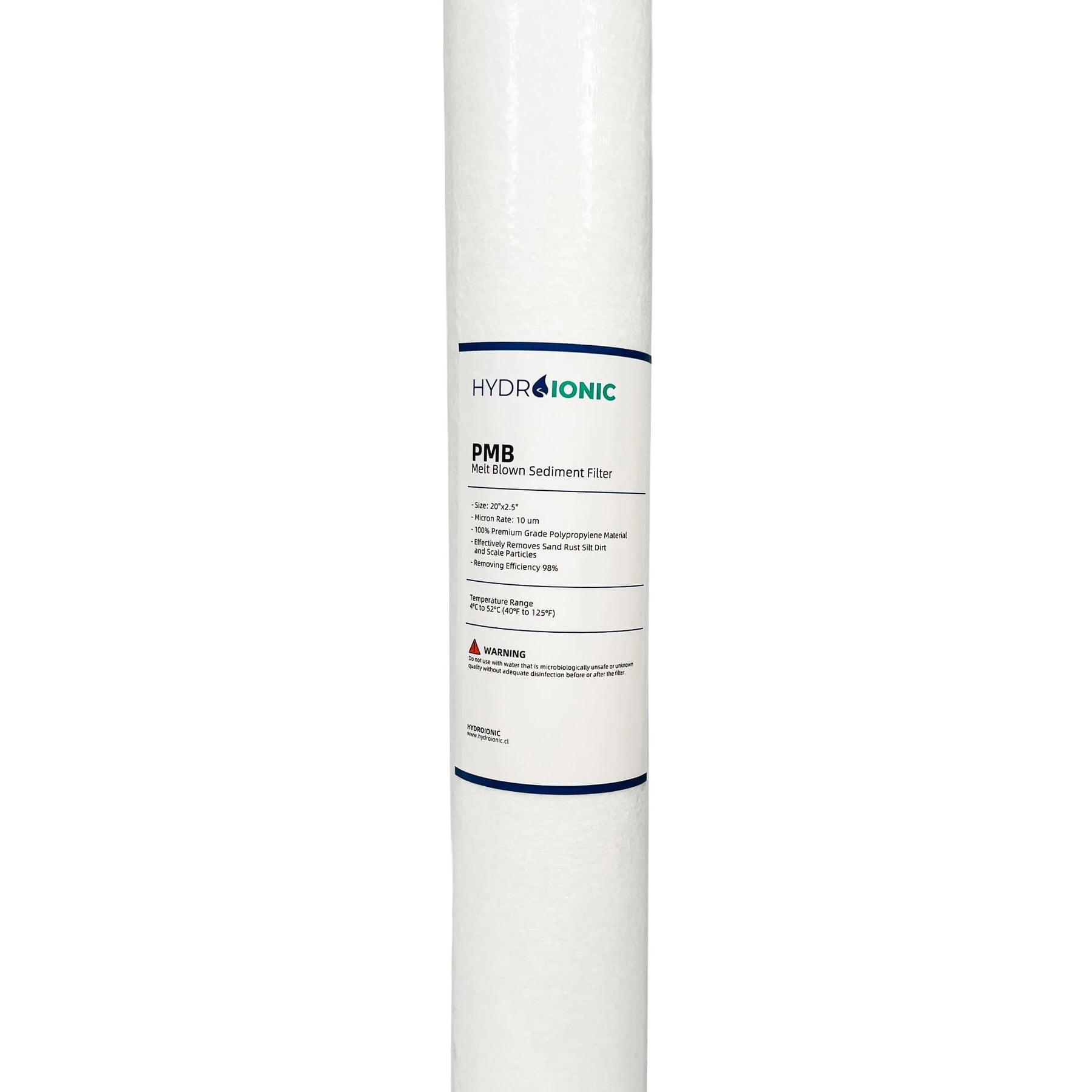 Filtro de sedimento 20x2,5''x10micron