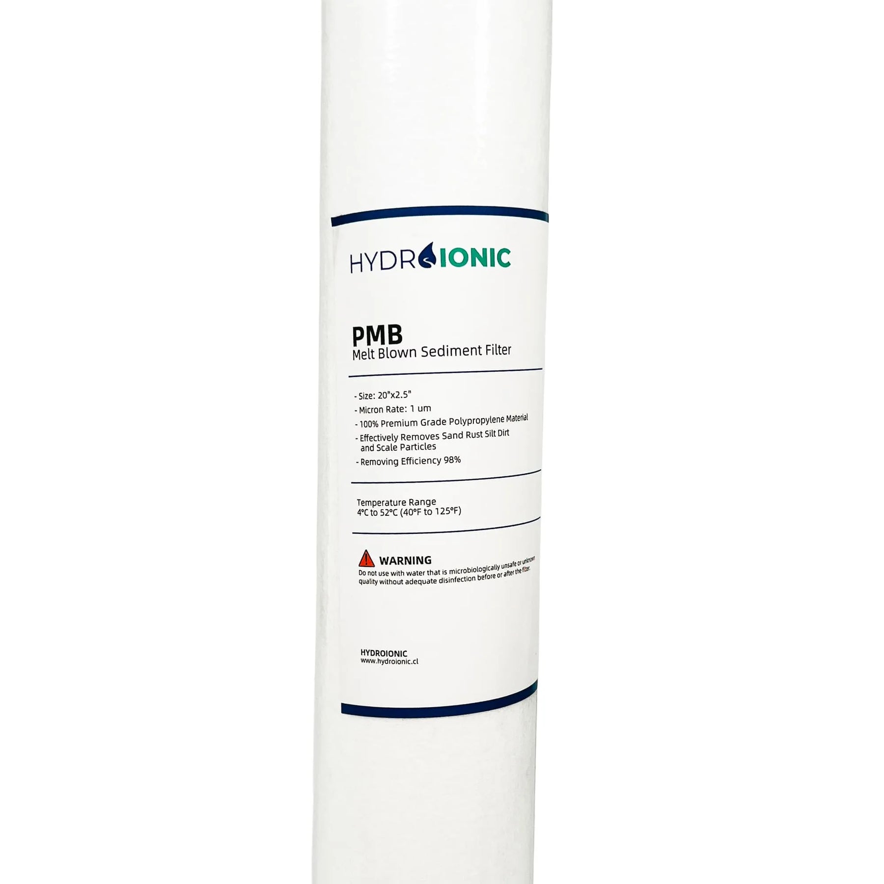 Filtro de sedimento 20x2,5''x1micron