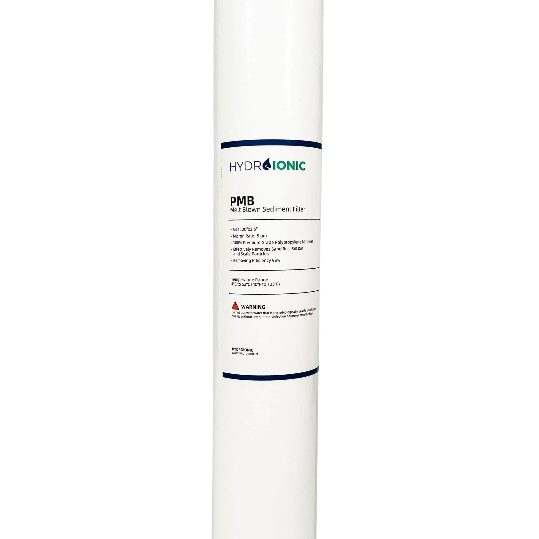 Filtro de sedimento 20x2,5''x5micron