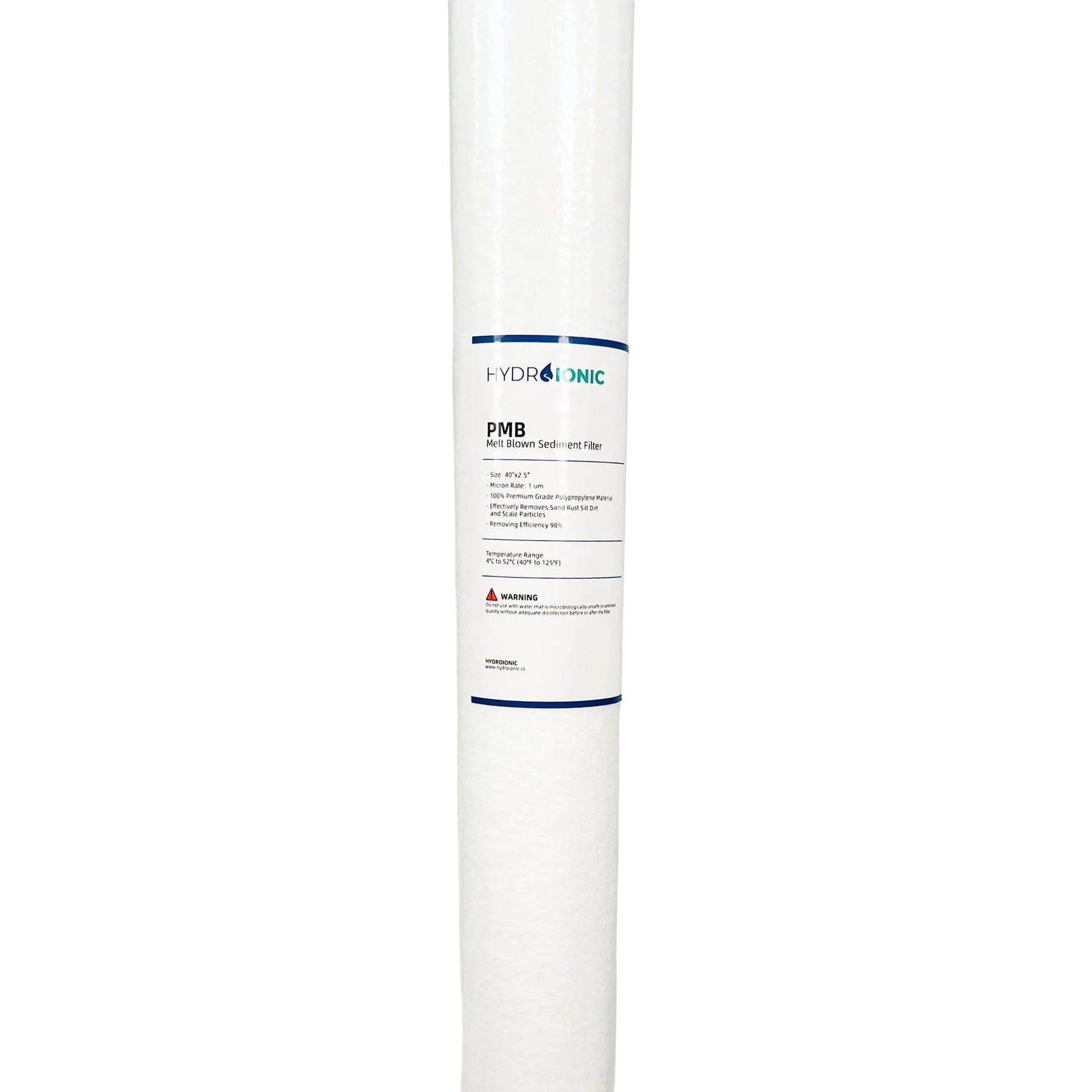 Filtro de sedimento 40x2,5''x1micron